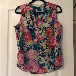 NY&Co Floral Tank Size M